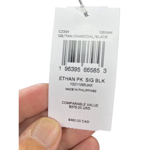 Coach Mens Signature brown black Canvas Leather Sling Pack Bag SKU 9121 - Picture 8 of 16